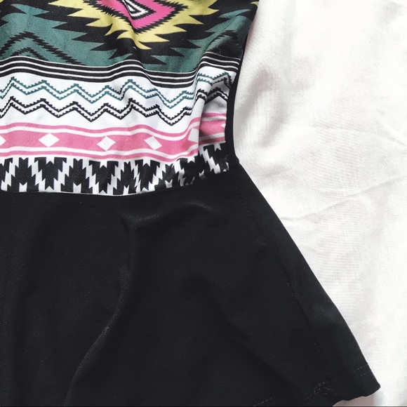 3 for $25 : divine doll ⋆ aztec print top - Picture 3 of 7